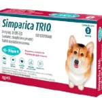Simparica Trio 24 mg - 10 a 20 kg 3 pzas