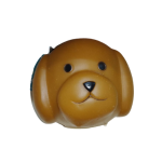 Pelota de perro Café Semi Rígida Con Chillido