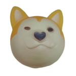 Juguete Chillón Cabeza De Perro Shiba