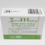 Hoja de bisturi N° 24 - acero al carbon