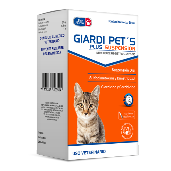 Giardi Pets Plus - Gato - Suspensión 60 ml