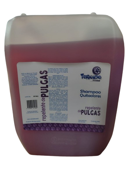 Shampoo quita olores - Repelente de Pulgas - 5Lt