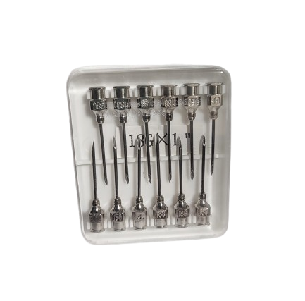 Aguja base de Aluminio - 18 x 1 - 25mm - 20pz