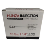 Aguja Desechable - 18Gx1 1/4 (32 mm) - 100pzas