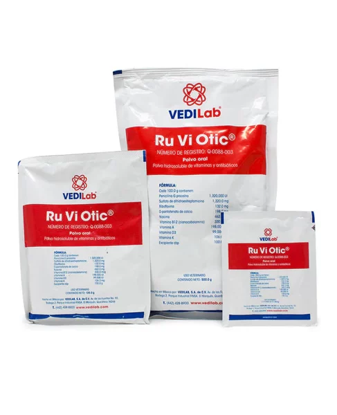 Ru Vi Otic - Aves - Sobre 500gr
